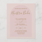 BUDGETバイリンスペインのガルBoda英結婚語 チラシ (裏面)