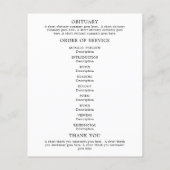 BUDGETパープルフローラお祝いのライフプログラム (裏面)