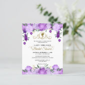 BUDGETパープルフローラビクトリアンブライダルシャワー (スタンド正面)