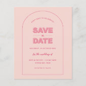 BUDGETピンクのアーモダンチタはっきりしたイプ日付の保存 チラシ (正面)