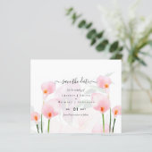 BUDGETピンクのCalla Lilyの結婚日付救QRコード (スタンド正面)