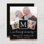 BUDGETフォトお祝いのライフ招待状 (正面/裏面)