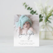 Budgetフォトオーバーレイありがとうご出産のお知らせ (スタンド正面)