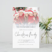 BUDGETフォトオーバーレイクリスマスパーティの招待状 (スタンド正面)