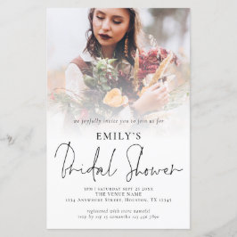 Budgetフォトオーバーレイスクリプトブライダルシャワー招待状