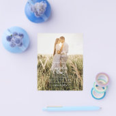 BUDGETフォトオーバーレイ海ガラスセージ結婚式の招待 チラシ (シングル)