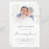 BUDGETフォトオーバーレイ記念日ディナー招待状 (正面/裏面)