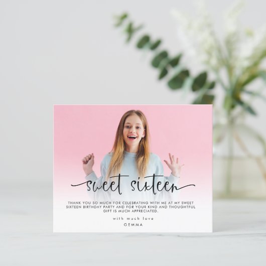 BudgetフォトオーバーレイSweet sixteenありがとうございます (スタンド正面)