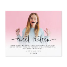 BudgetフォトオーバーレイSweet sixteenありがとうございます