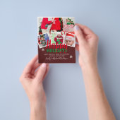 BUDGETフォトクリスマスホリデーズカード – コラージュ チラシ (手)