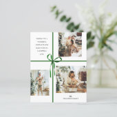 BUDGETフォトコラージュグリーンボックスリボンクリスマス (スタンド正面)