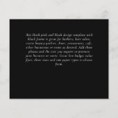 BUDGETフォトコラージュ卒業アナウンスカード (裏面)