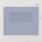 BUDGETフォトコラージュ卒業アナウンスカード (裏面)