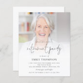 Budgetフォトスクリプトの削除パーティー招待状 (正面/裏面)