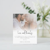 Budgetフォトスクリプト婚約の愛と感謝してい (スタンド正面)