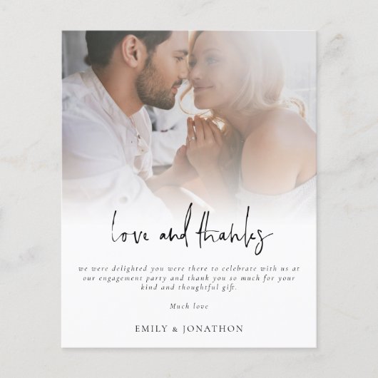 Budgetフォトスクリプト婚約の愛と感謝してい (正面)