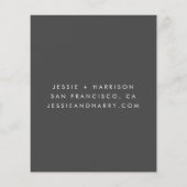 Budgetフォトブラックスクリプモダント日付の保存 (裏面)