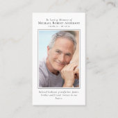 Budgetフォト感動的メモリアル コーリングカード (正面)