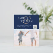 BUDGETフォト救結婚式招待状日QRコード (スタンド正面)