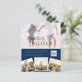 BUDGETフォト救結婚式招待状日QRコード (スタンド正面)