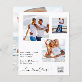 BUDGETフォト救結婚式招待状日QRコード