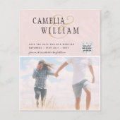 BUDGETフォト救結婚式招待状日QRコード (正面)