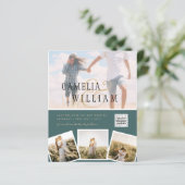 BUDGETフォト救結婚式招待状日QRコード (スタンド正面)