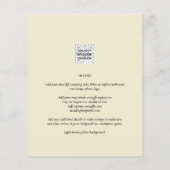 BUDGETフォト救結婚式招待状日QRコード (裏面)