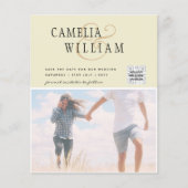 BUDGETフォト救結婚式招待状日QRコード (正面)