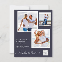 BUDGETフォト救結婚式招待状日QRコード