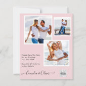 BUDGETフォト救結婚式招待状日QRコード (正面)