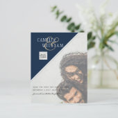 BUDGETフォト救結婚式招待状日QRコード (スタンド正面)