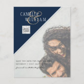 BUDGETフォト救結婚式招待状日QRコード (正面)