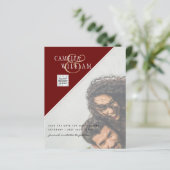 BUDGETフォト救結婚式招待状日QRコード (スタンド正面)