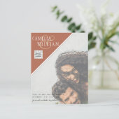 BUDGETフォト救結婚式招待状日QRコード (スタンド正面)