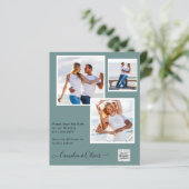 BUDGETフォト救結婚式招待状日QRコード (スタンド正面)