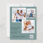 BUDGETフォト救結婚式招待状日QRコード (正面)