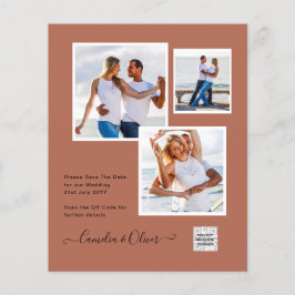 BUDGETフォト救結婚式招待状日QRコード チラシ