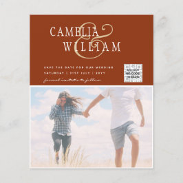 BUDGETフォト救結婚式招待状日QRコード チラシ