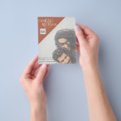 BUDGETフォト救結婚式招待状日QRコード チラシ (手)