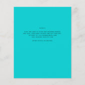 BUDGETフォト救結婚式招待状日QRコード チラシ (裏面)