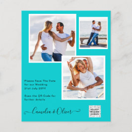 BUDGETフォト救結婚式招待状日QRコード チラシ