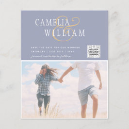 BUDGETフォト救結婚式招待状日QRコード チラシ