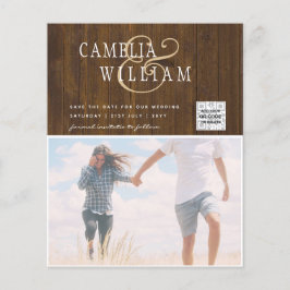 BUDGETフォト救結婚式招待状日QRコード チラシ