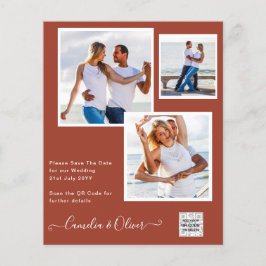 BUDGETフォト救結婚式招待状日QRコード チラシ