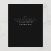 BUDGETフォト救結婚式招待状日QRコード チラシ (裏面)