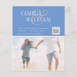 BUDGETフォト救結婚式招待状日QRコード チラシ