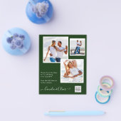 BUDGETフォト救結婚式招待状日QRコード チラシ (シングル)