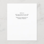 BUDGETフォト救結婚式招待状日QRコード チラシ (裏面)