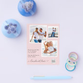 BUDGETフォト救結婚式招待状日QRコード チラシ (シングル)